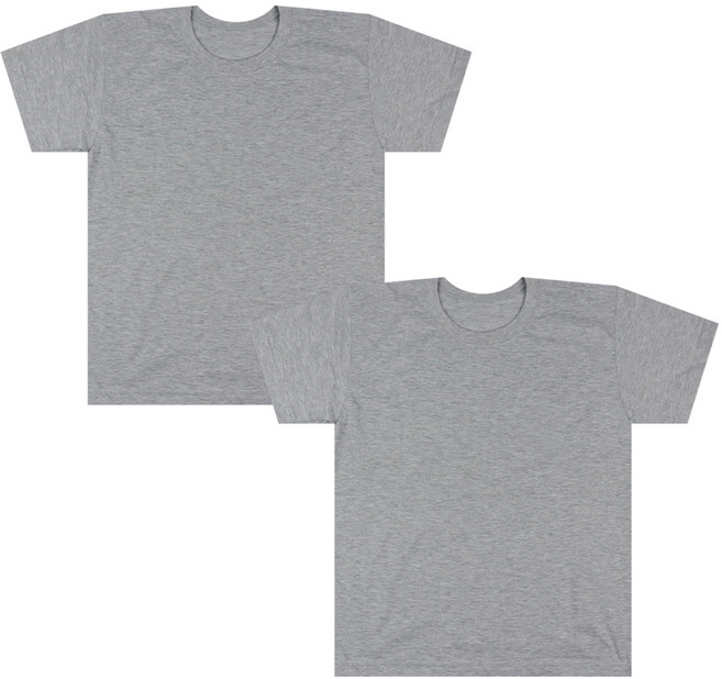 이너스유 아동용 베이직 순면 반팔 티셔츠 2p