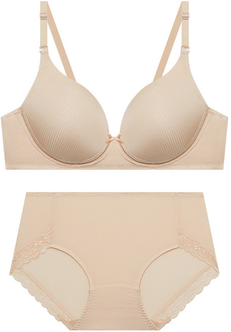 트라이엄프 여성용 인견 노와이어 브라 팬티 세트