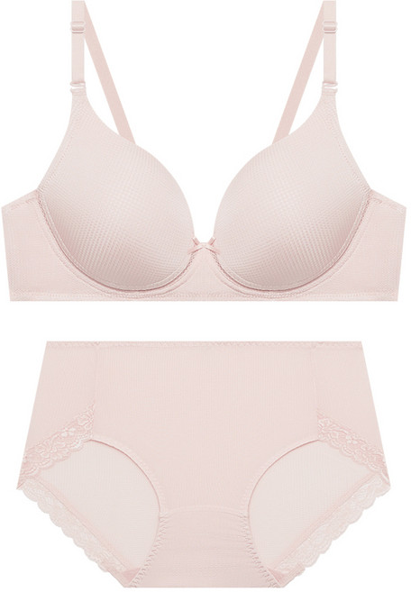 트라이엄프 여성용 인견 노와이어 브라 팬티 세트