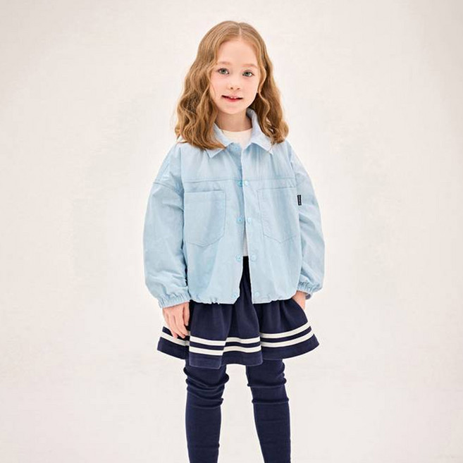 JELISPOON 兒童雙口袋卡車夾克