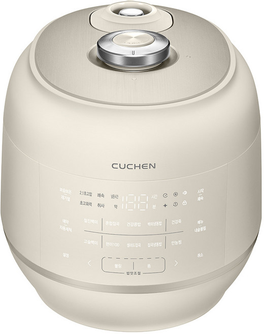 CUCHEN 酷晨 2.1氣壓 頂級 121 全不鏽鋼 IH 電子壓力鍋 6人份, CRT-RPS0671I, 自然象牙白