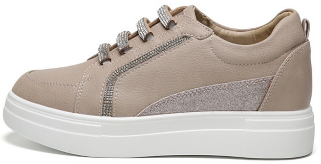 잭앤질 소가죽 큐빅 밴딩 스니커즈 JC3589