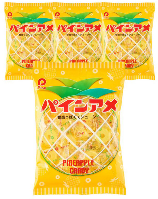Pine 파인아메 파인애플맛 사탕, 4개, 110g