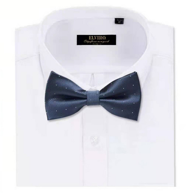 PEONIST 深色斜紋簡約領結