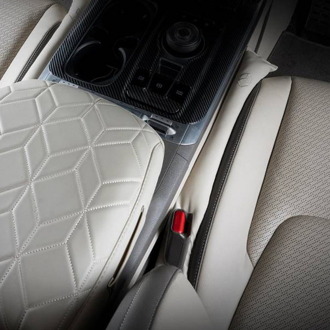 벤딕트 튜닝 시트 틈새 사이드 크랙 쿠션 커버, 샌드베이지, 1개