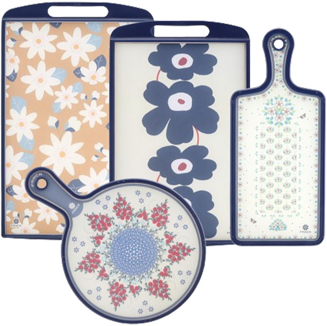 프라카 메종오브제 항균 클레마 양면도마 특대 + 포티시아 대 + 프린스 핸들원형 + 매그놀리아 핸들사각 세트, 1세트, 도마 특대, 도마 대, 도마 핸들원형, 도마 핸들베이직