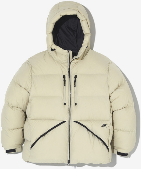 뉴발란스 남녀공용 UNI 뉴보이 구스다운 숏 푸퍼 패딩점퍼