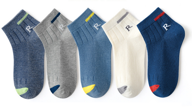 아이뿜 남아용 멋진남자 메쉬 양말 5종 세트 G35