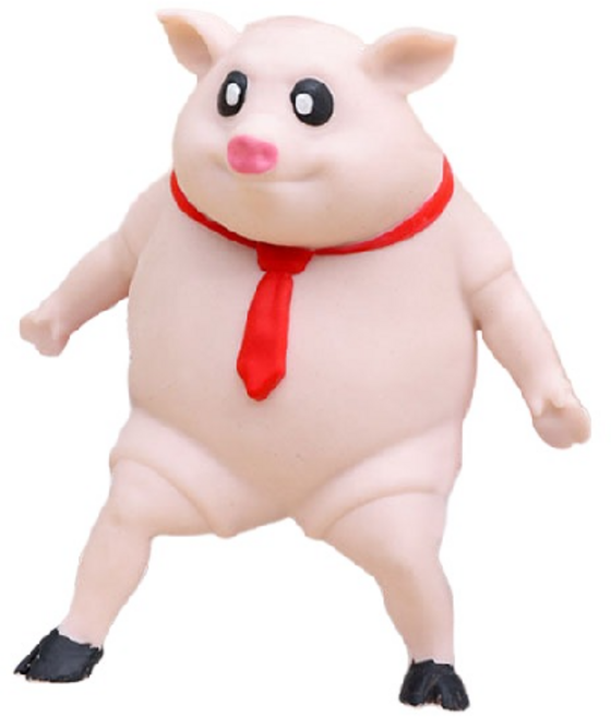 아이끌레 스트레스해소 만득이 동물 인형 소형, 14cm, 돼지, 1개