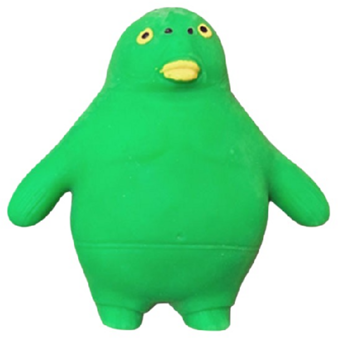 아이끌레 스트레스해소 만득이 동물인형 대형, 15cm, 초록이, 1개