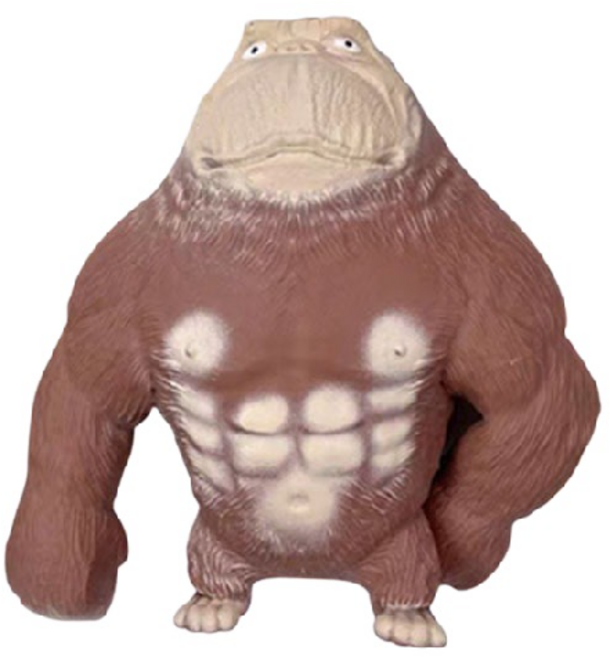 아이끌레 스트레스해소 만득이 동물인형 대형, 23cm, 오랑우탄, 1개