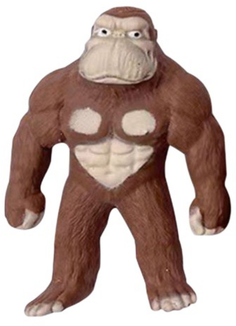 아이끌레 스트레스해소 만득이 동물 인형 소형, 11cm, 오랑우탄, 1개