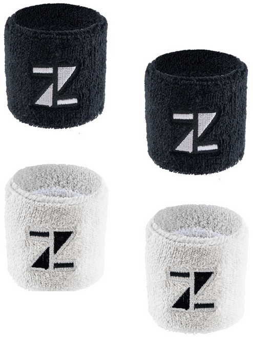 제로투히어로 데일리 스포츠 손목 아대 2종 x 2p 세트, 블랙, 그레이, 1세트