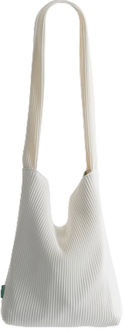 그린스터프 가득 65 플리츠 주름 호보백