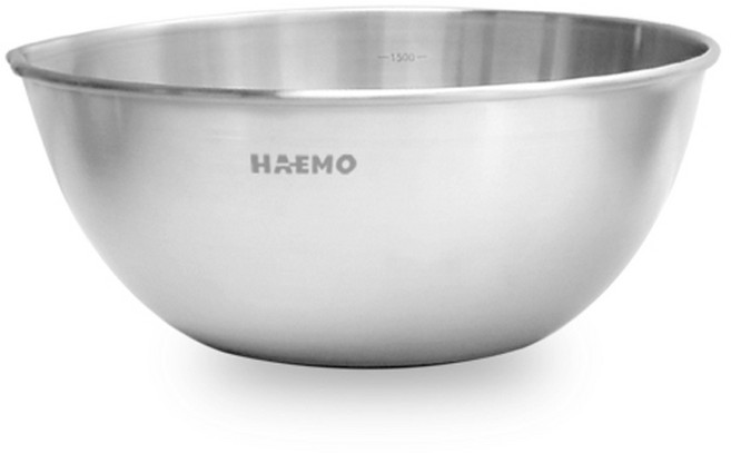 해모 디오투 304 스텐 계량 믹싱볼, 1개, 단품