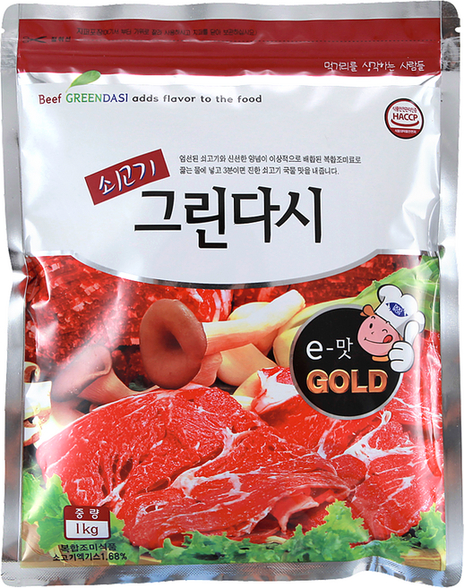 두원식품 쇠고기 그린다시, 1kg, 1개