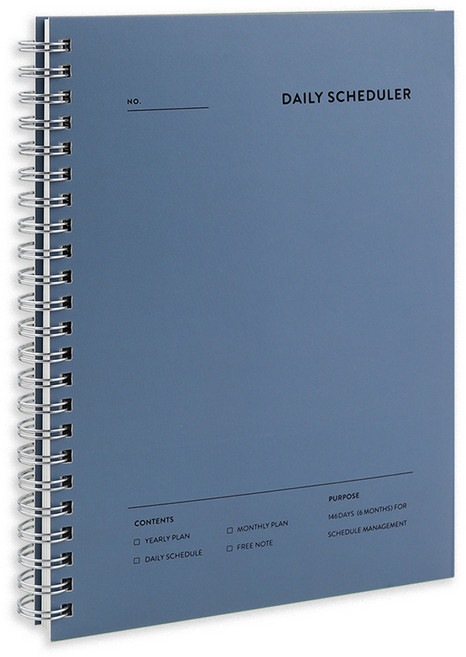 대시앤도트 데일리 스케줄러 다이어리 ver 7, 03 딥 블루, 1개