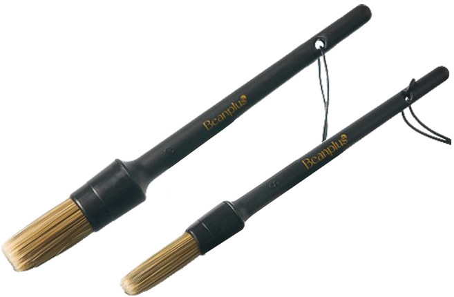 빈플러스 그라인더 라운드 청소솔 스몰 + 라지, 블랙, 1세트