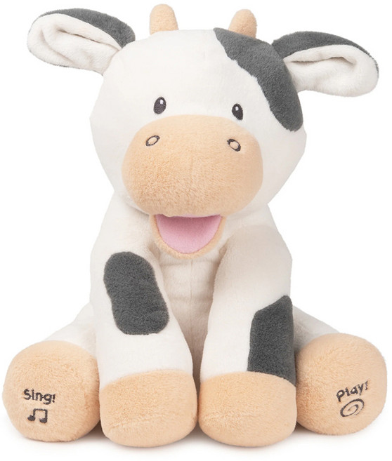 건드 노래하는 음매 젖소 작동완구, 25cm, 혼합색상, 1개
