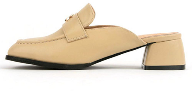 분홍코끼리 여성용 리플레 스퀘어 블로퍼 4cm