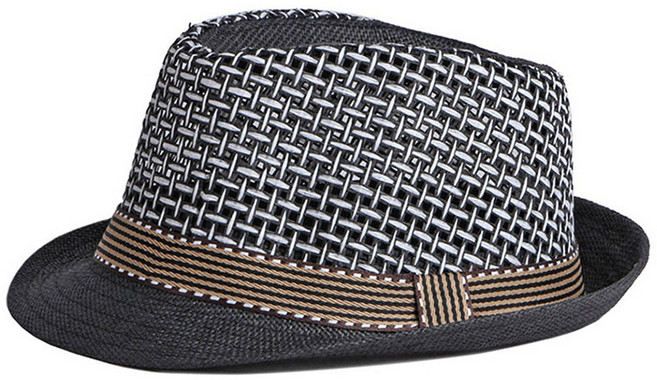 이츠굿텐 하와이안 밀짚 페도라 바캉스 라탄 모자 남녀공용 중절모