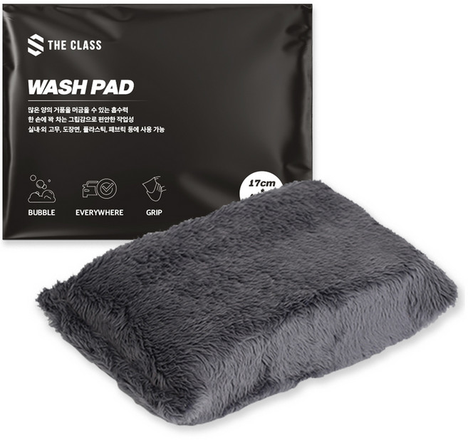 더클래스 차량 실내외 다용도 워시 패드, 1개