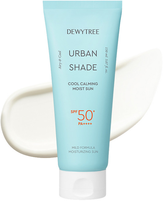 듀이트리 어반 쉐이드 쿨 카밍 수분 선크림 SPF50+ PA++++, 150ml, 1개
