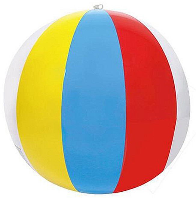 위니코니 색공 비치볼, 40cm, 혼합색상, 1개