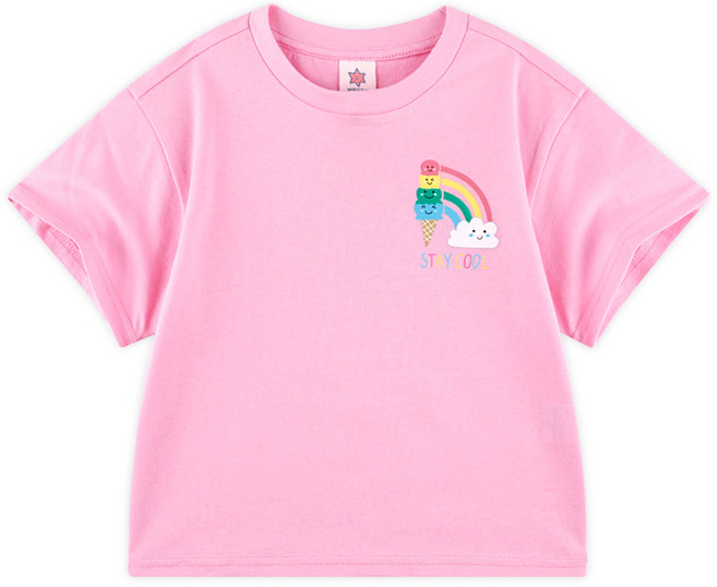 월튼키즈 아동용 레인보우 아이스크림 티셔츠