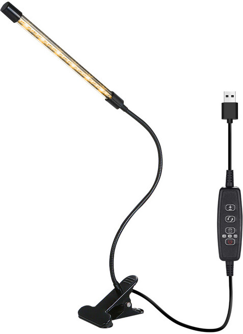 루아즈 LED 식물 생장등 블랙바디 1헤드 웜화이트, 1개