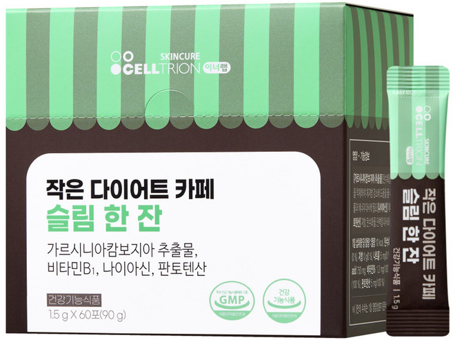 INNERLAB 藤黃果萃取美式即溶咖啡粉隨身包 60條入, 90g, 1盒