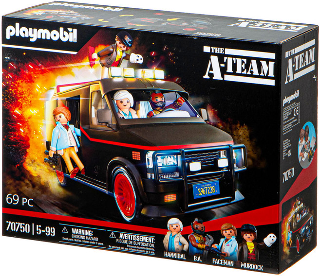 플레이모빌 A 팀 특공대 밴 70750, 1개