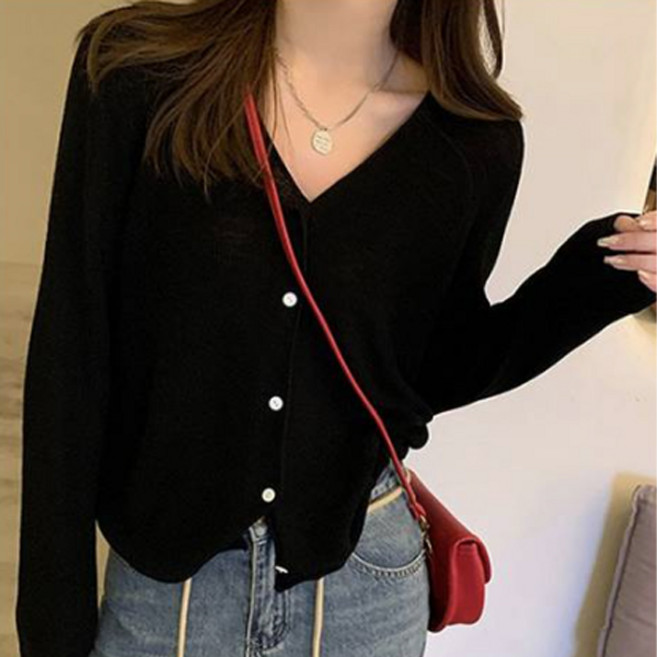 Elsso 女款日常針織開襟衫