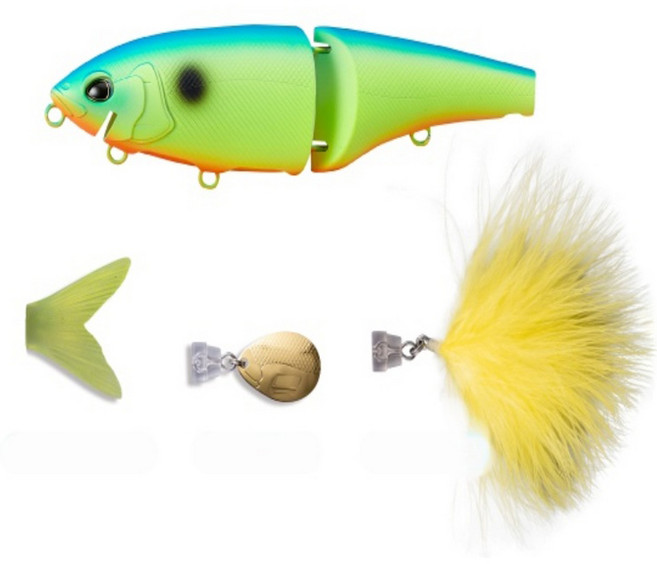 아부가르시아 배스 빅베이트 비스트 175F, Blue Chartback, 54g, 1개