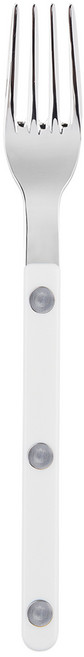 사브르 비스트로 샤이니 솔리드 케이크 포크, 화이트, 1개