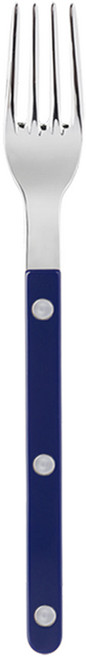 사브르 비스트로 샤이니 솔리드 케이크 포크, 네이비블루, 1개