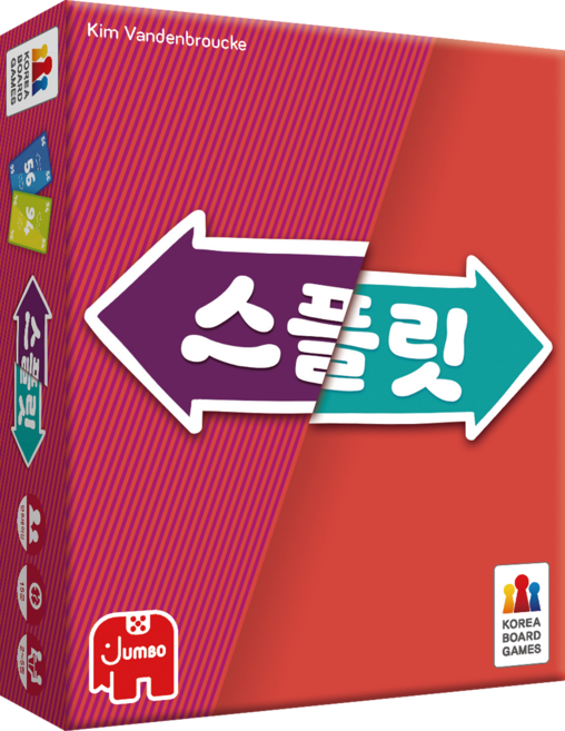 점보 스플릿 카드게임, 혼합색상, 1개