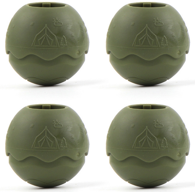 브리즈문 체어 발커버 볼캡, OliveGreen, 4개