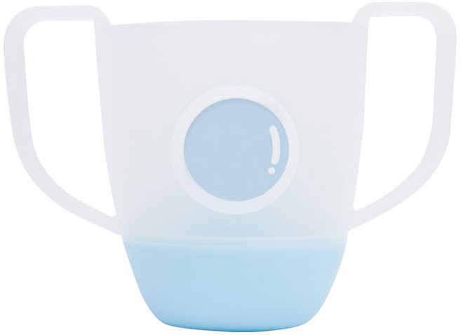 리틀클라우드 거꾸로 로켓 양치컵, 파스텔블루, 1개