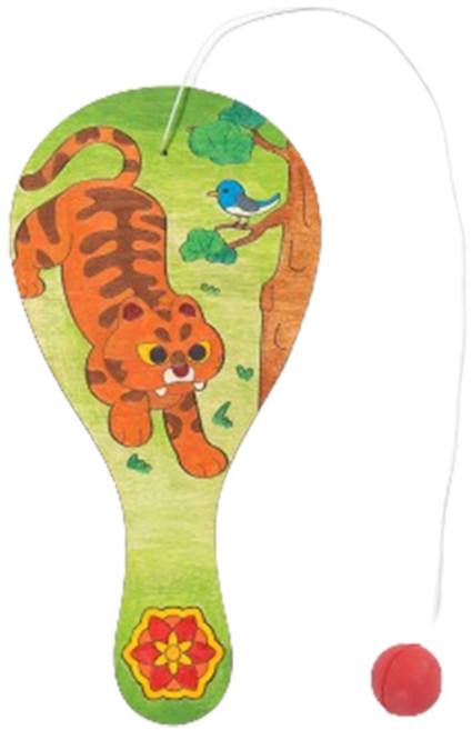 민화샵 전통 라켓 공놀이, 호작도, 5개