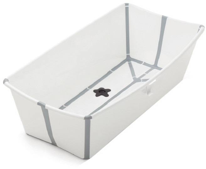 스토케 플렉시바스 번들 아기욕조 엑스라지 서포트 포함, 화이트