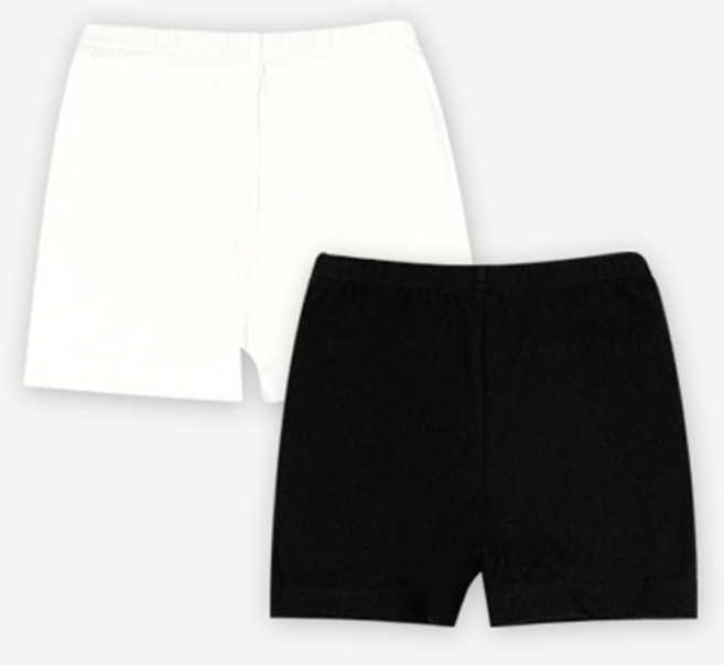 유니프랜드 아동용 베이직 면스판 3부 학생 속바지 2종 세트