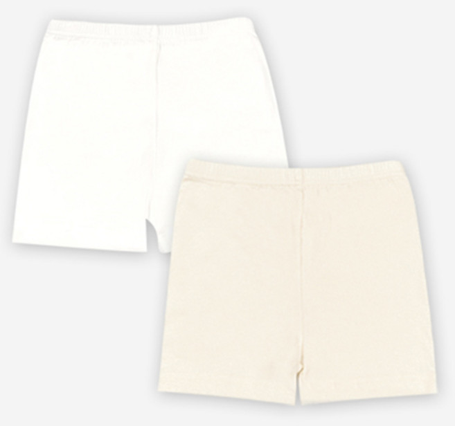 유니프랜드 아동용 베이직 면스판 3부 속바지 2종 세트