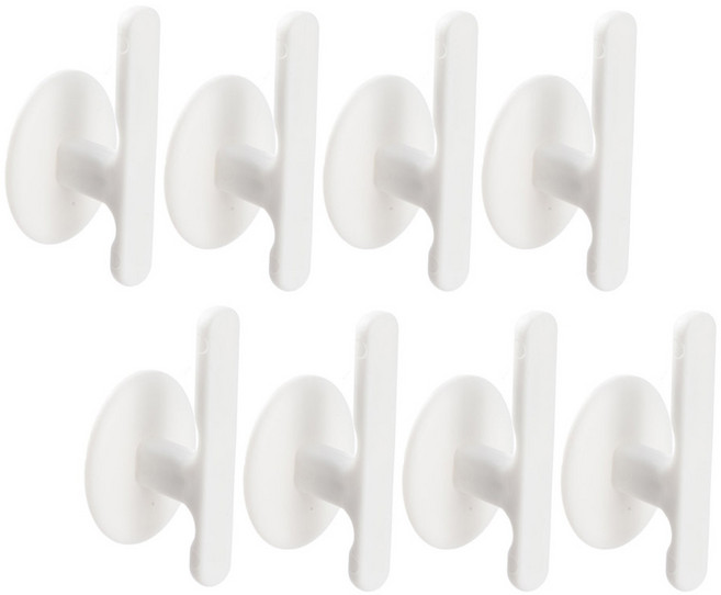 모나코올리브 전기코드 정리후크 8p, 화이트, 1개