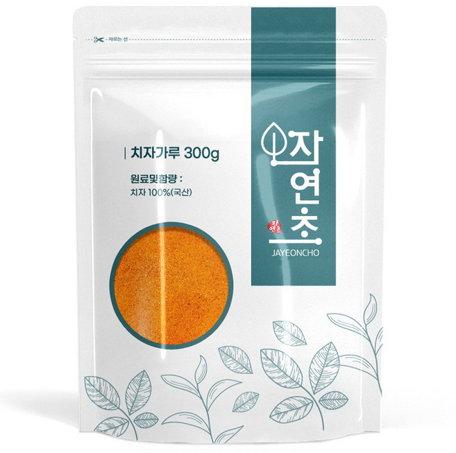 자연초 치자 분말, 1개, 300g