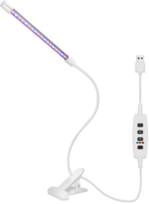 루아즈 LED 식물 성장 생장등 조명 화이트바디 3컬러 1헤드 6~18W, 1개