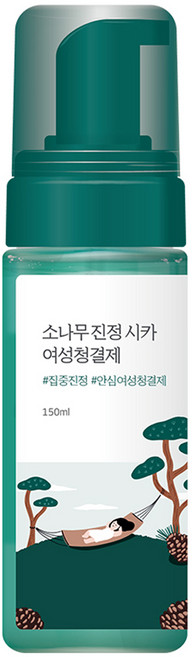 라운드랩 소나무 진정 시카 여성청결제, 150ml, 1개