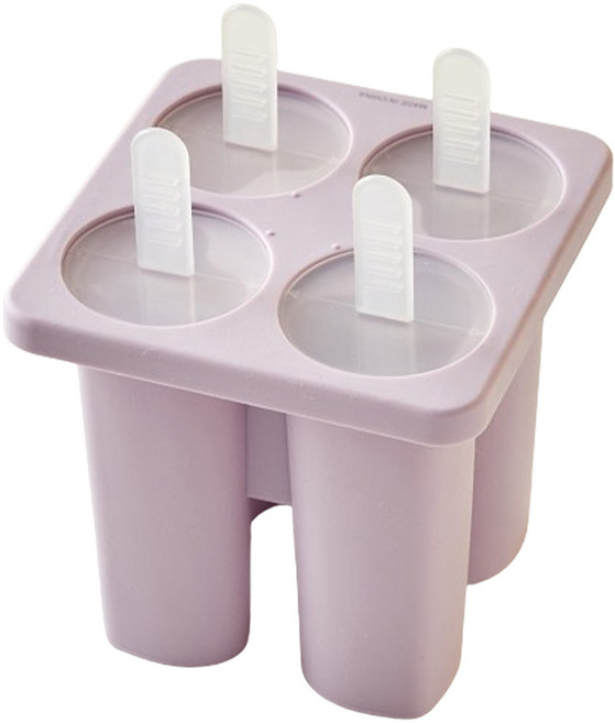 모던하우스 하트모양 실리콘 아이스크림틀, 1개, 퍼플