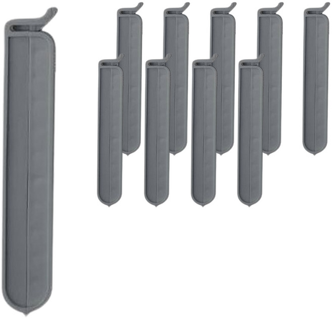 스틱 봉지집게 대, 그레이, 10개
