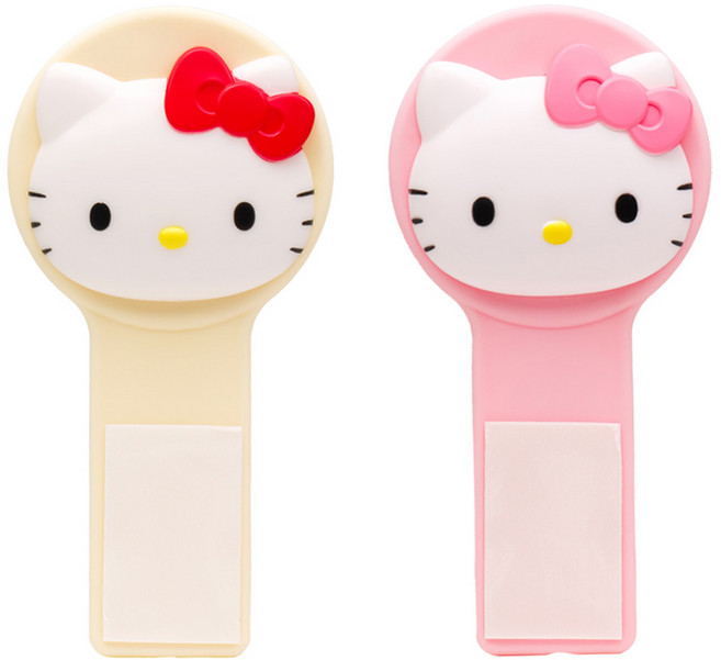 릴팡 헬로키티 변기커버 위생손잡이 2종 세트, 혼합색상